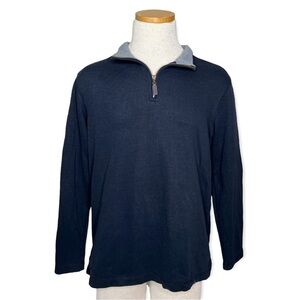 Great Northwest Clothing Co. 1/4 Zip Pullover Sweater Navy Size Medium
